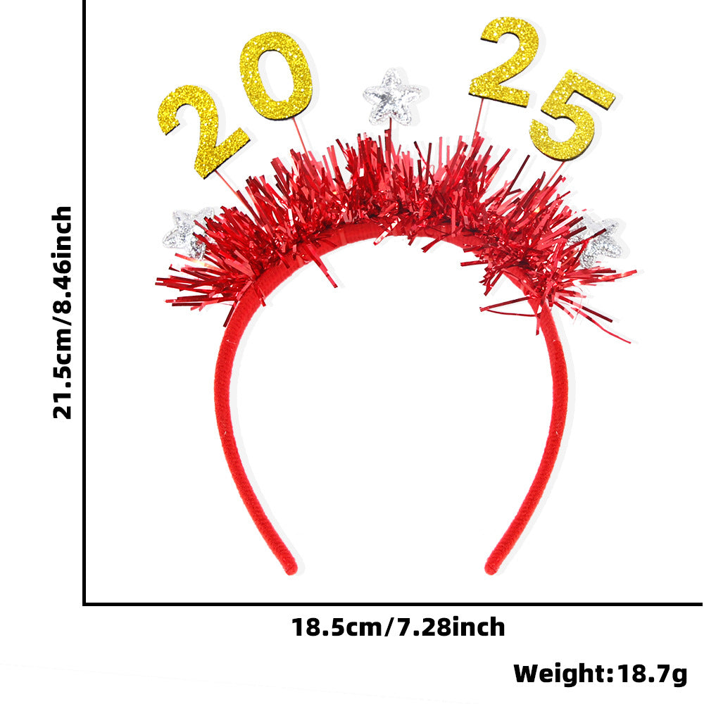 Wholesale 2025 New Year's Party Party Decoration Headband